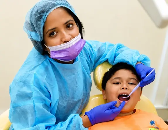Root canal treatment and restoration at Radiant 32, Bhowanipore, Kolkata
