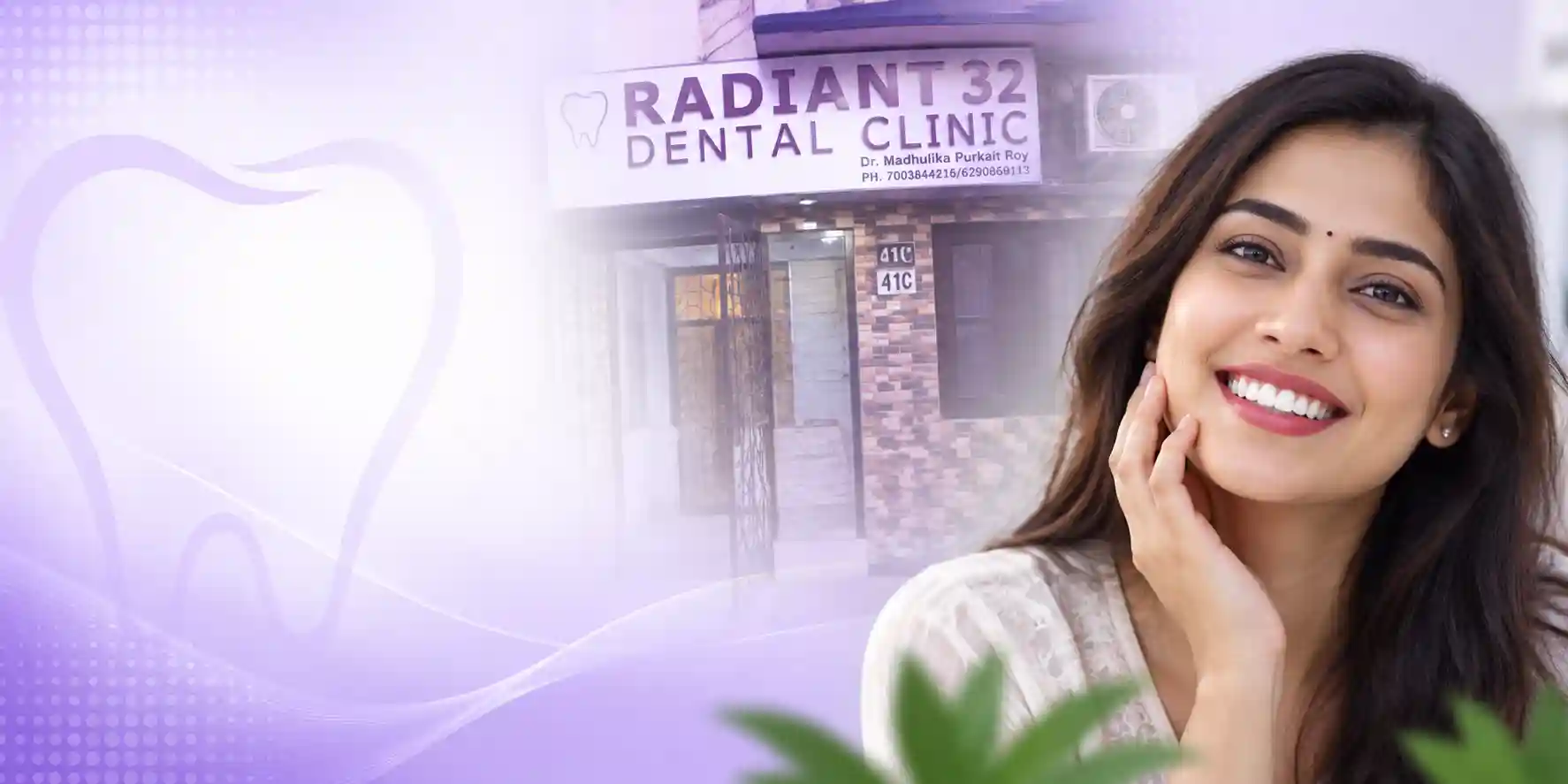 Teeth whitening at Radiant 32 Dental Clinic, Bhowanipore, Kolkata