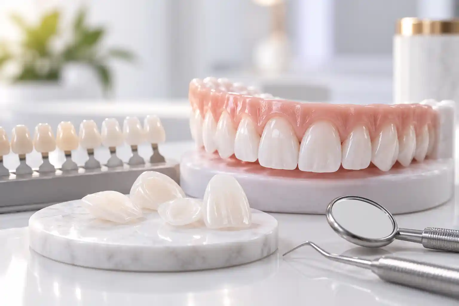 A front tooth reshaped with a veneer at Radiant 32, Bhowanipore