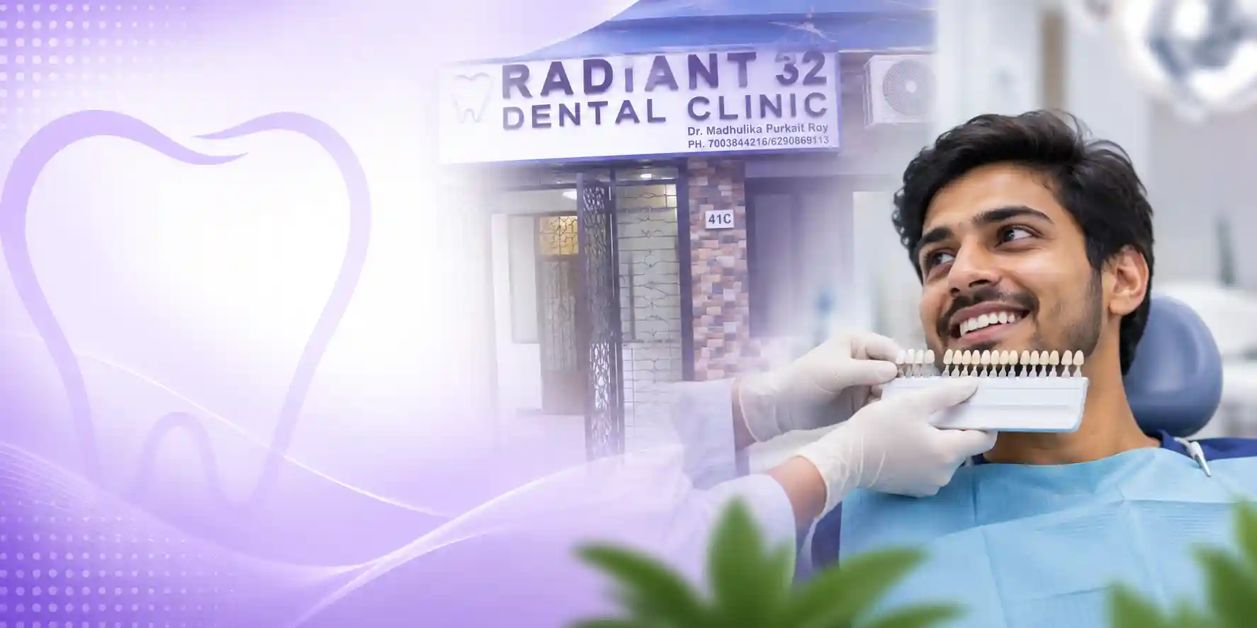 Dental veneers at Radiant 32 Dental Clinic, Bhowanipore, Kolkata