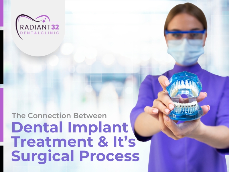 Dr Madhulika Purkait - Radiant 32 Dental Clinic - The connection between Dental Implant Treatment & It’s Surgical Process
